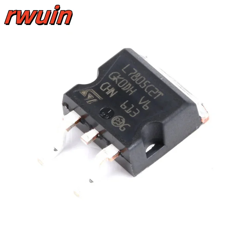 10pcs/5pc L7805 7805 L7805CD2T L7805C2T L7805CD2T-TR TO-263 5V Voltage Regulator Chip IC Integrated Circuit