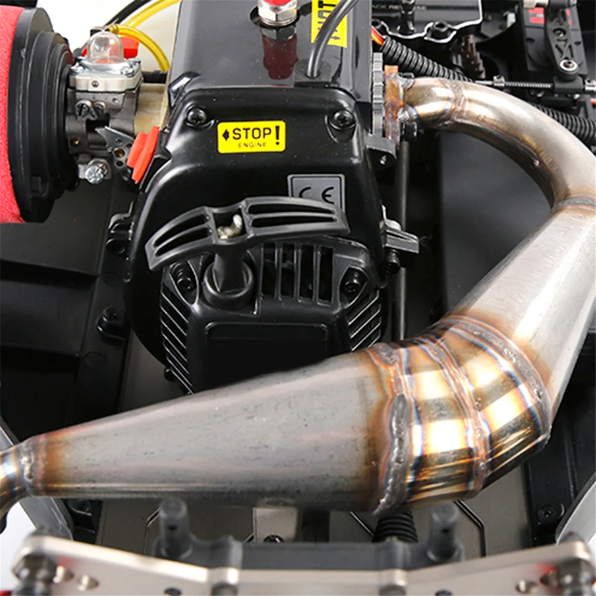 Dominator Pipe Exhaust Pipe for 1/5 Losi 5Ive T Rovan LT LT 29CC 30.5CC 32CC 36CC 45CC Engine Rc Car Update PartsJADD