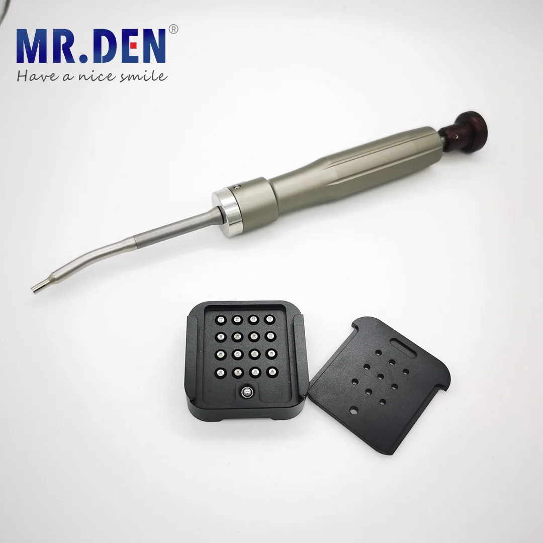 MR DEN 2024 New Dental Implant Instruments Automatic Film Nailing Manual Dual Nail Guns Ejector Knocker Straight head Elbow