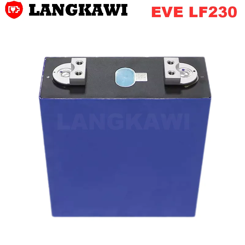 EVE 3.2V 230Ah LF230K LiFePO4 LFP Rechargeable Battery Cells Big Capacity with M6 Threaded Hole for Electrical Vehicle EVbus