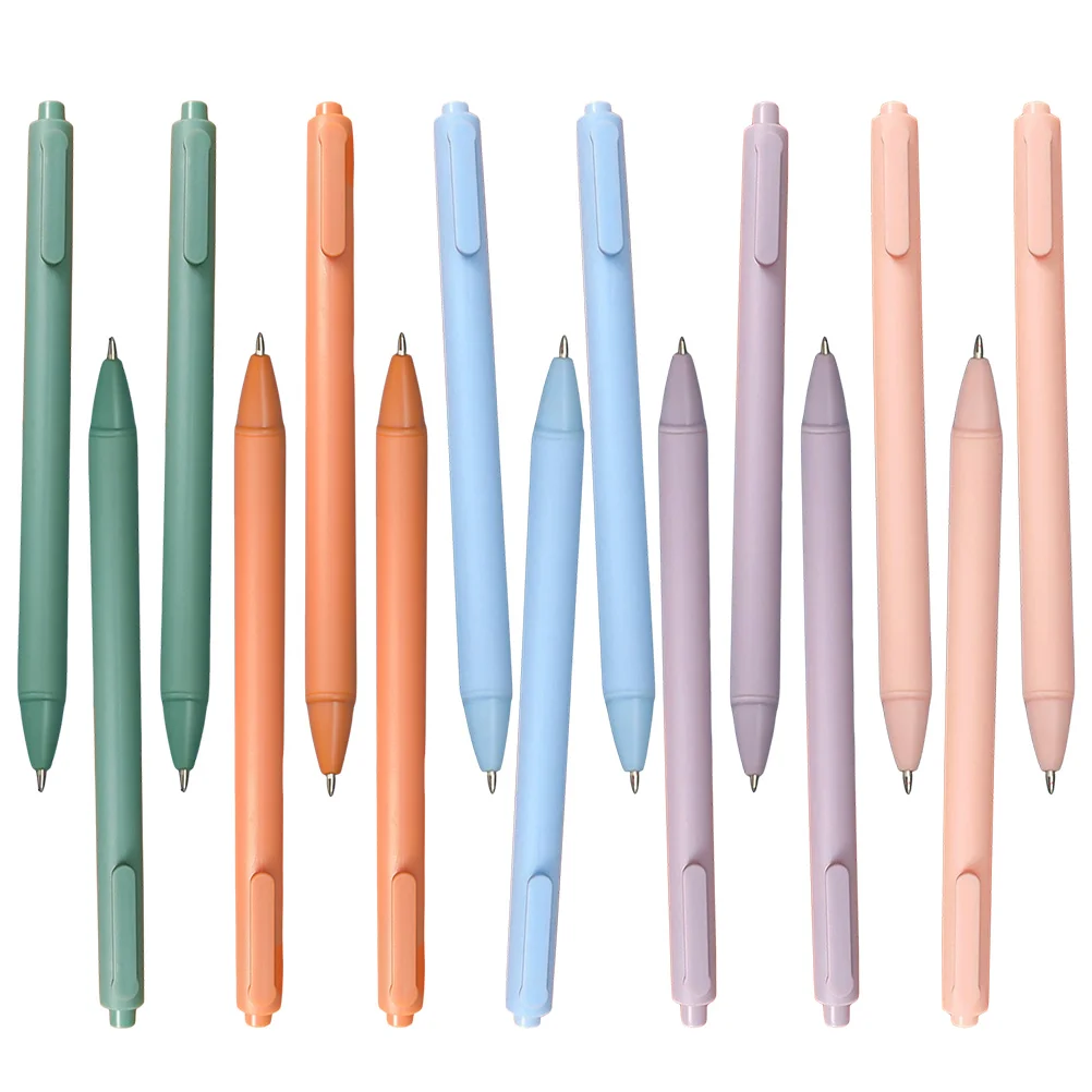 

15 Pcs Press Pen Pens School Supplies Office Gel Ink Fountain Cool Abs Retractable Writing Child