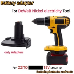 Adapter/Converter for OZITO 18V Battery TO DeWalt Ni-Cd Ni-Mh Series Cordless Power Tools(Only Adapter)