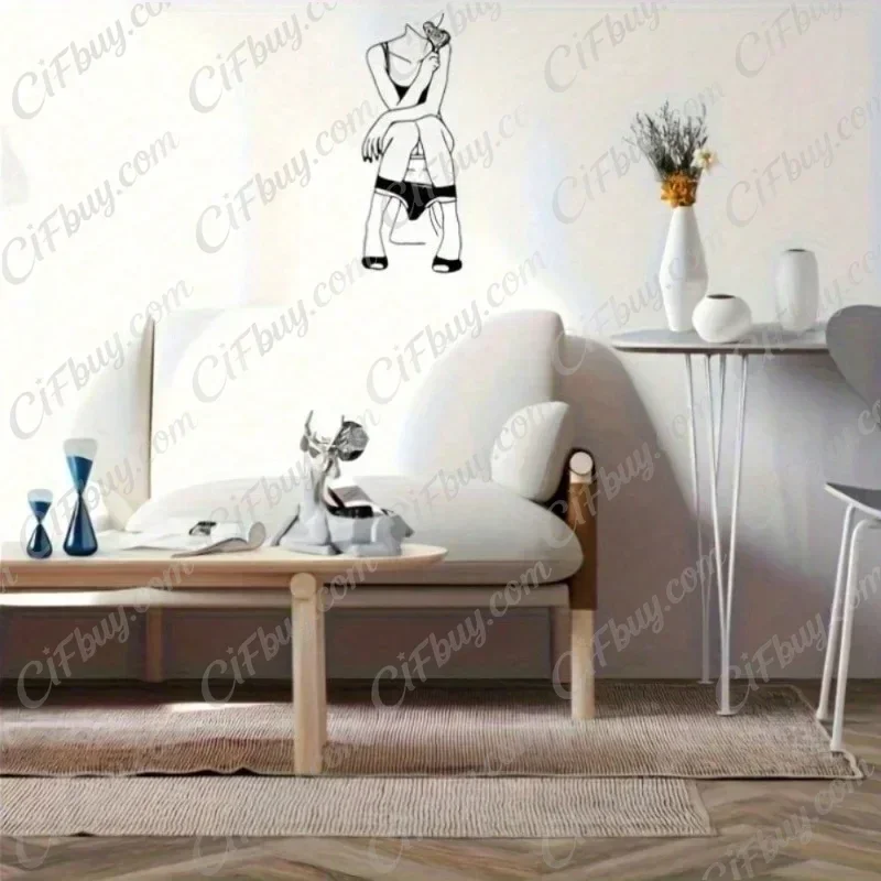 CIFBUY Sweetheart Moment Maiden Heart Metal Wall Art Iron Hanging Decor Rust Proof Home Living Room Bedroom Gift Plaque Sign