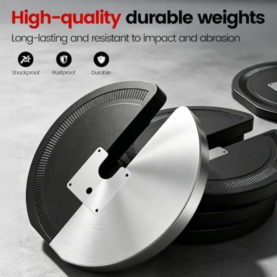 Adjustable Dumbbell Set of 2 52.5 lbs Weights 1 Hand Rotation Safety Lock System Anti-Slip Textured Handle Space-Saving Dumbbel