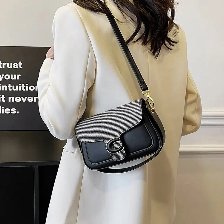 

2025 модная сумка-мессенджер с буквенным принтом, винтажная сумка через плечо из потертой кожи, уникальный подарок для любителей модной суперзвезды