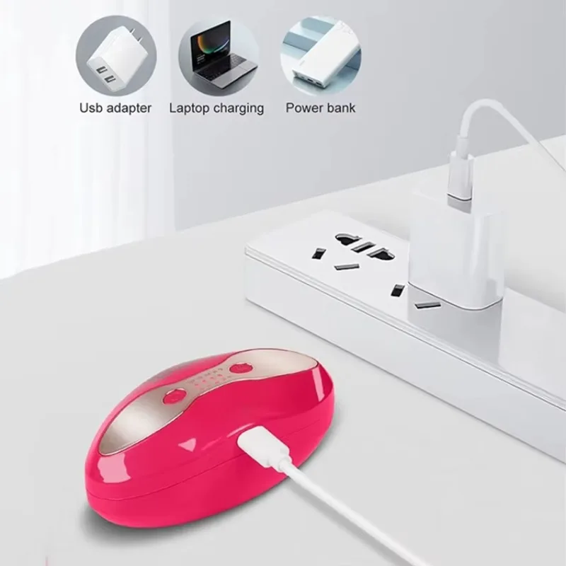 2 in 1 レッドLEDライト リップアイケアツール デバイス 4つの加熱モード しわ除去 アンチエイジング リッププランピング デバイス (加熱機能付き)