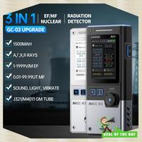 24-Hour Delivery  GC-03 3-In-1 Electromagnetic Radiation Detector Measures Electric Magnetic Field Strength RF Power Tempe