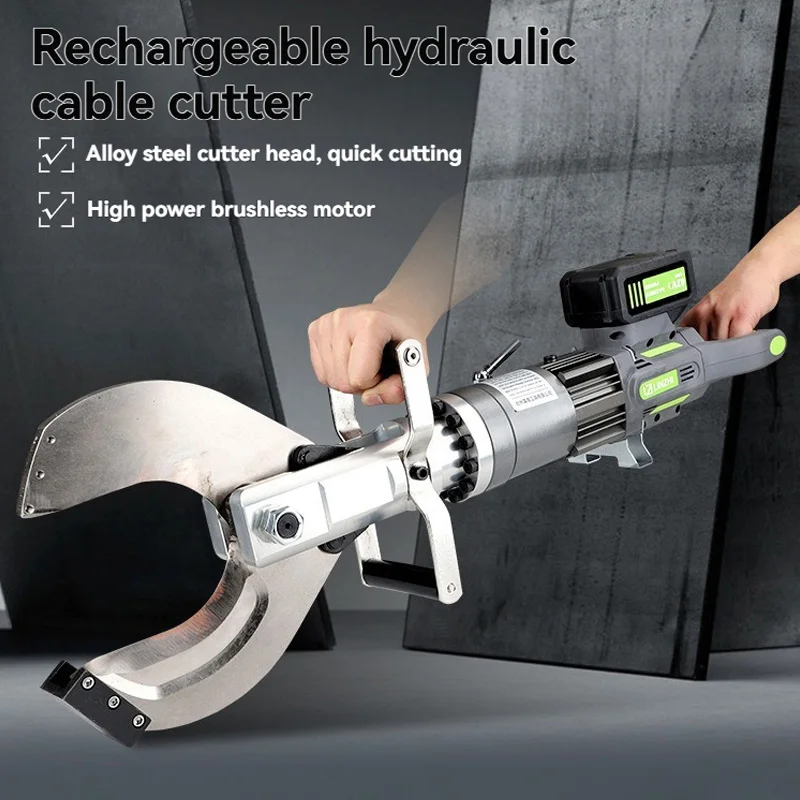 Tesoura de cabo elétrico LZ-105/120C/135C/150C Ferramenta hidráulica Cortador de cabo Motor sem escova Alicate de corte de bateria de lítio