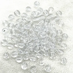 6mm--30mm Transparent Round Acrylic Beads Loose Spacer Beads for Jewelry Making DIY Bracelet Necklace Accessories