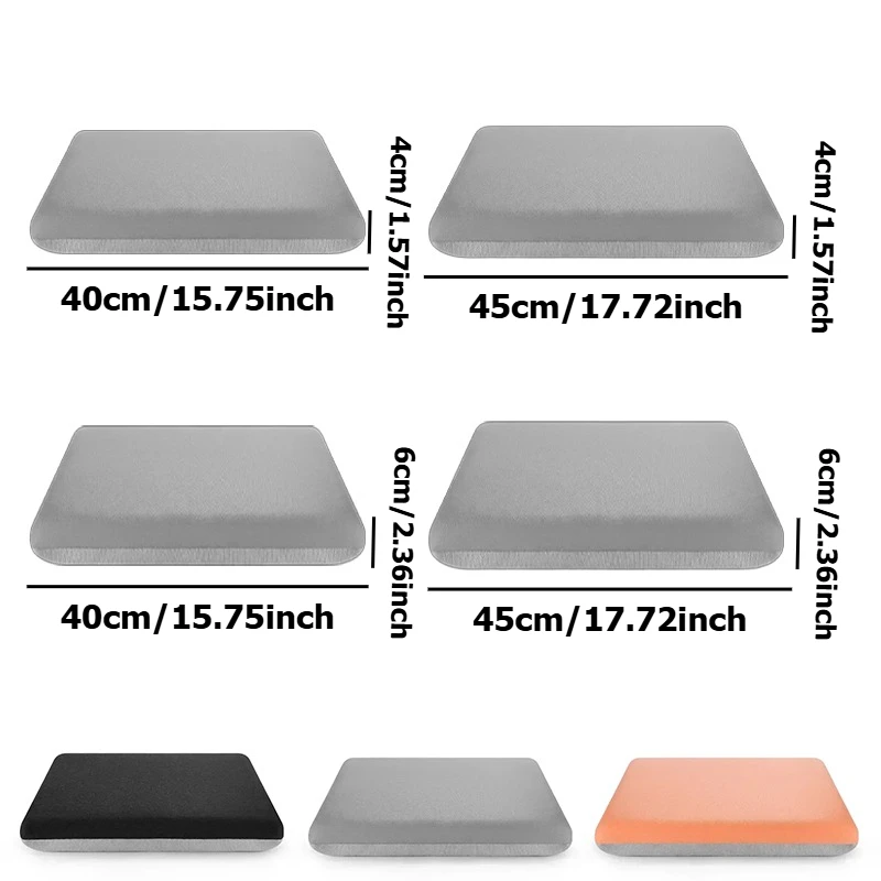 1PC Natural Latex 40x40/ 45x45 Thailand Natural Latex Seat Cushion Pad Chair Hips Orthopaedic Pillow Seat Latex Mats Protect