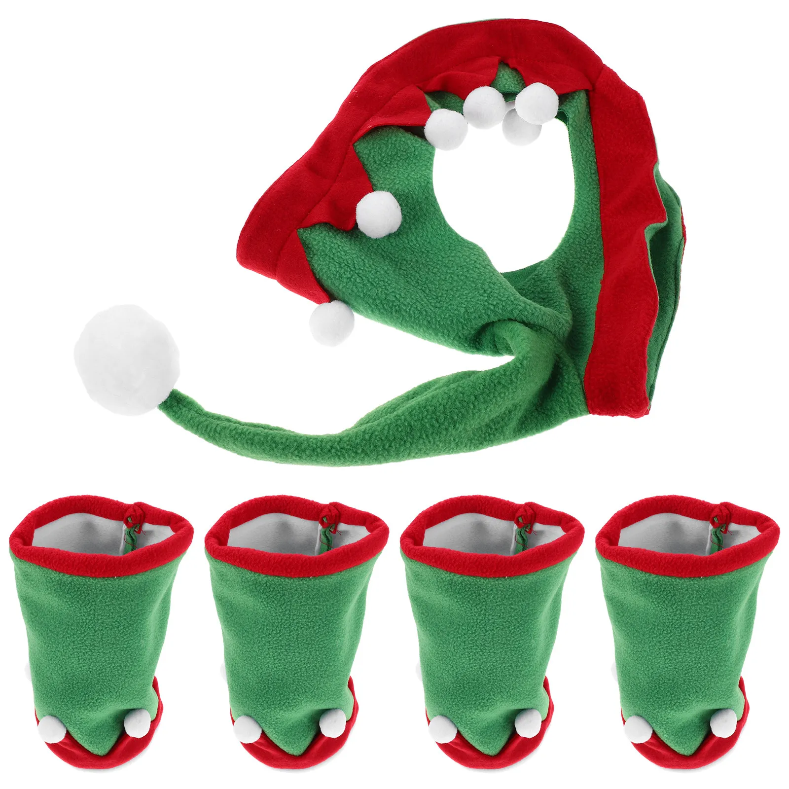 1set-horse-xmas-decoration-set-holiday-hat-leg-wraps-protective-guards-costume-for-parties-parades-horse-bonnet