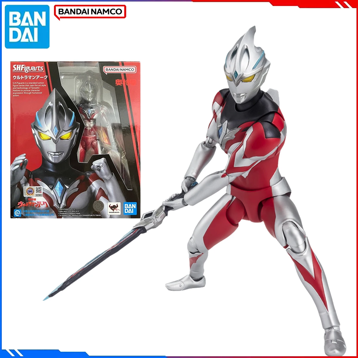 

Genuine Bandai Original Ultraman Figure Model Kits S.H.Figuarts Anime Figures Ultraman Arc Action Model Toys Gift for Kids
