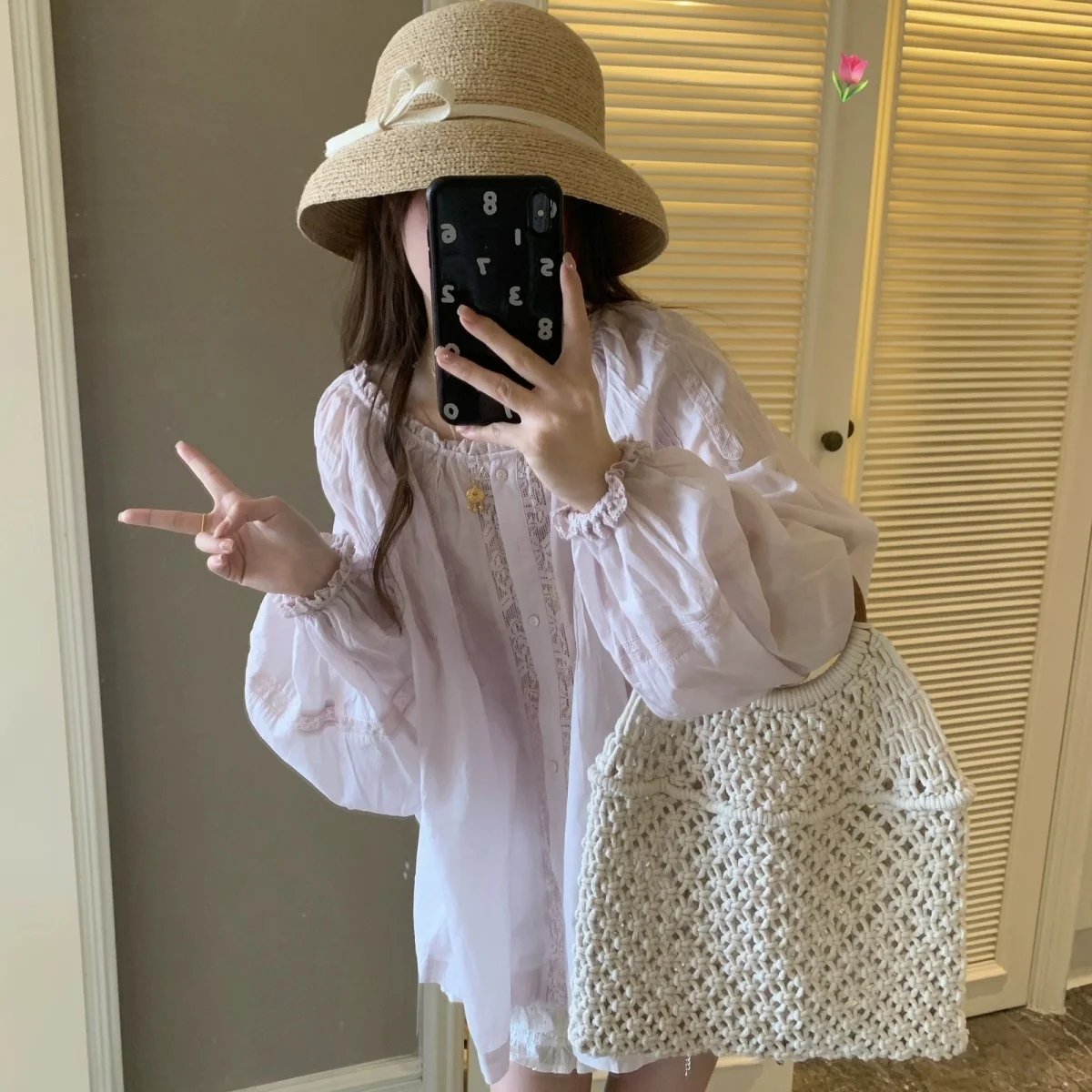 

Рубашки с длинным рукавом, женские шифоновые рубашки в горошек, свободная посадка, повседневные, женские, минималистичные, удобные, романтические, повседневные, для работы, отпуска