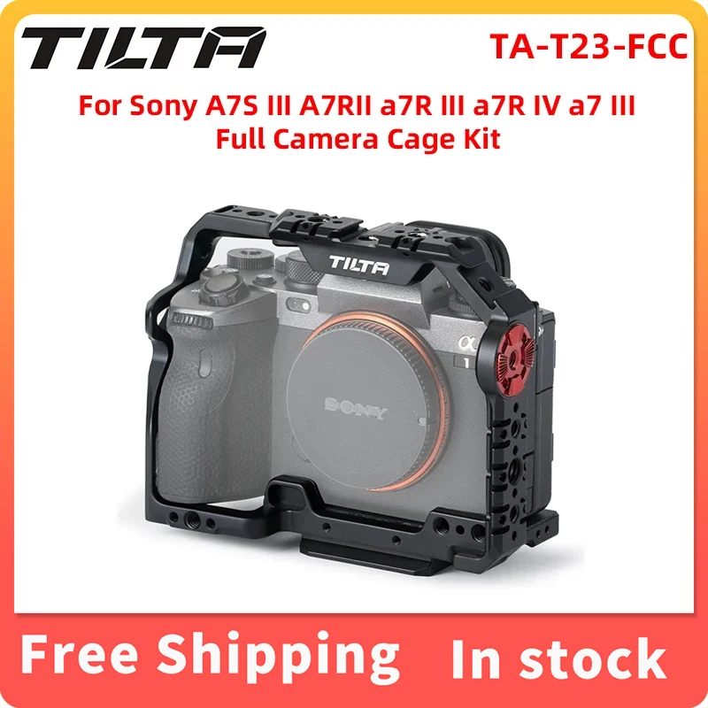 

TILTA TA-T23-FCC Full Camera Cage Kit For Sony A1 a7S III A7RII a7R III a7R IV a7 III Provide Protective Armor