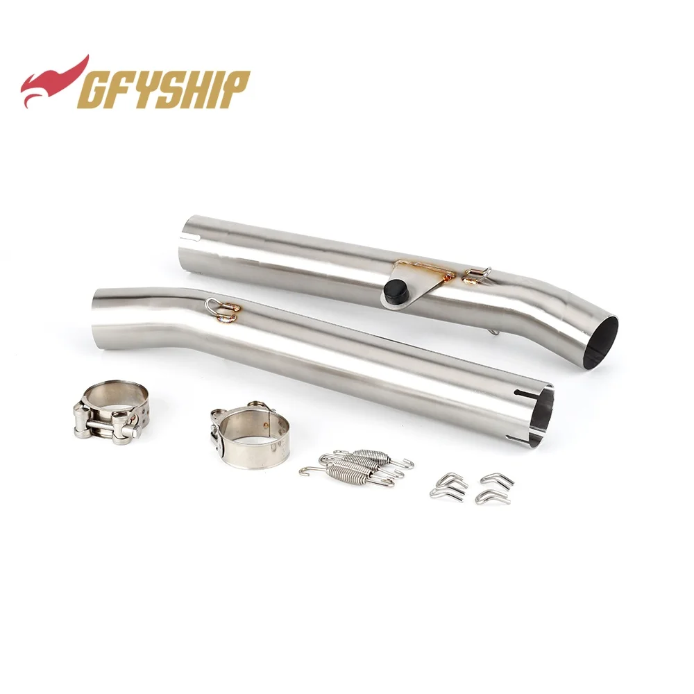 Motorcycle Exhausts Middle Link Pipes Slip-on For HONDA CBR1100XX BLACKBIRD 1996-2016 CBR 1100XX
