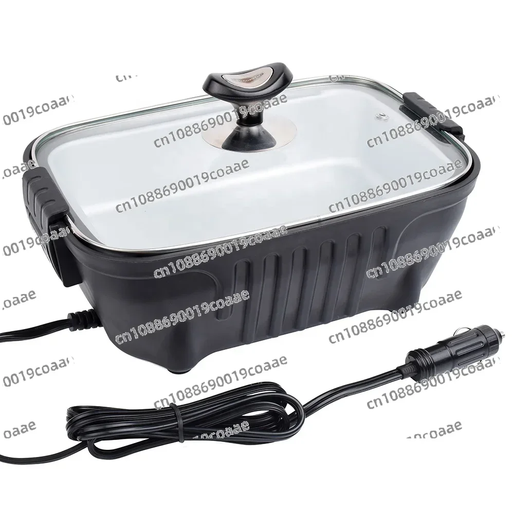 12V Portable Car Stove Electric Heating Lunch Box Food Warmer Oven Box Cooking-truck Travel Camping