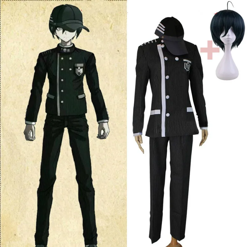 Costume de cosplay pour hommes, anronpa recruté V3, FTP Killing, Saihara Shupiercective, poignées, tenue uniforme