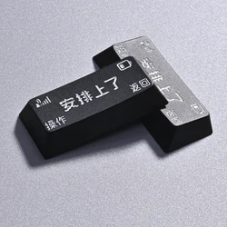 Artisan Metal Enter Keycap Black Aluminum OEM Profile for mx switch keyboard ANSI