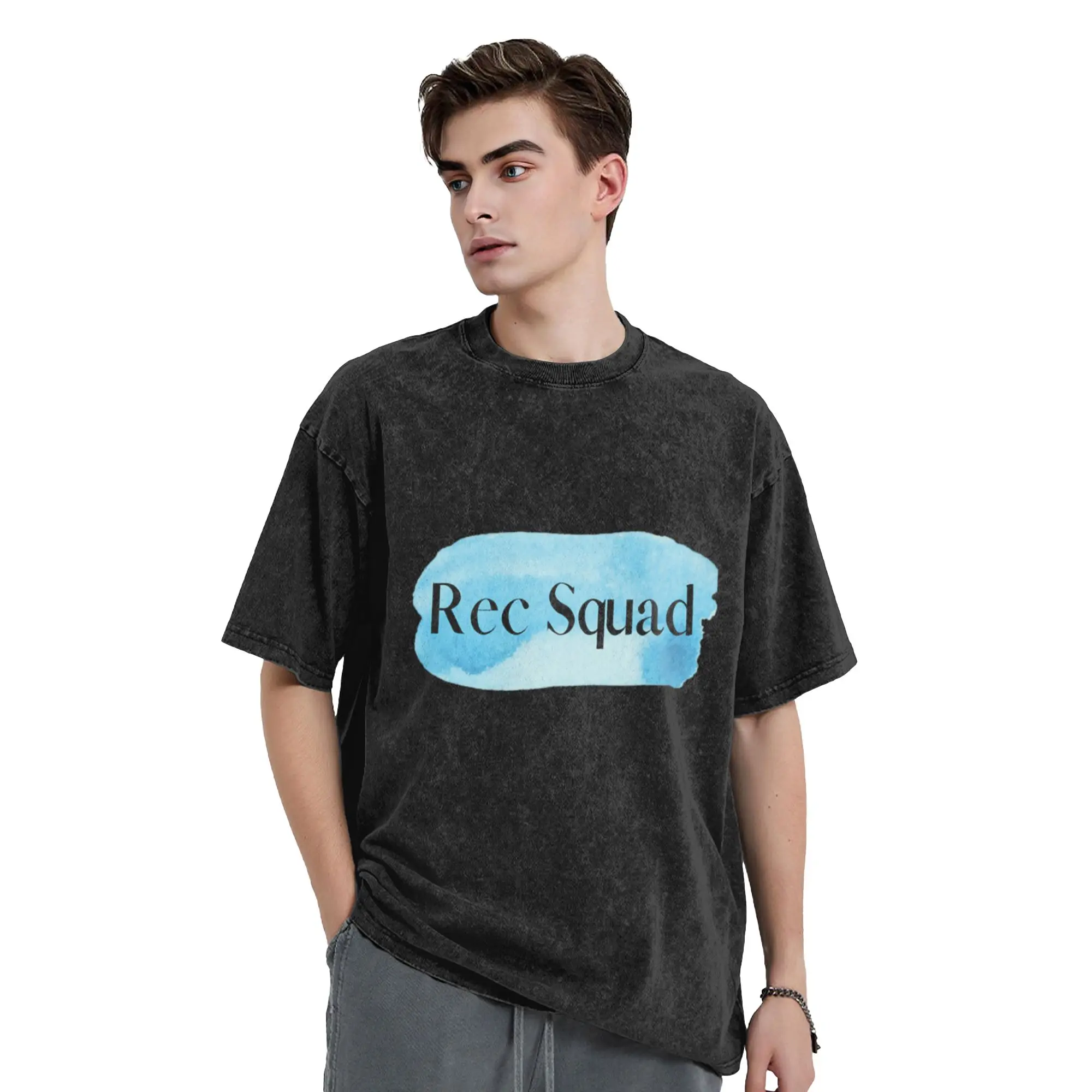 Rec Squad (Blue) Classic Cool A Vintage Oversized Cotton Unisex T-Shirts