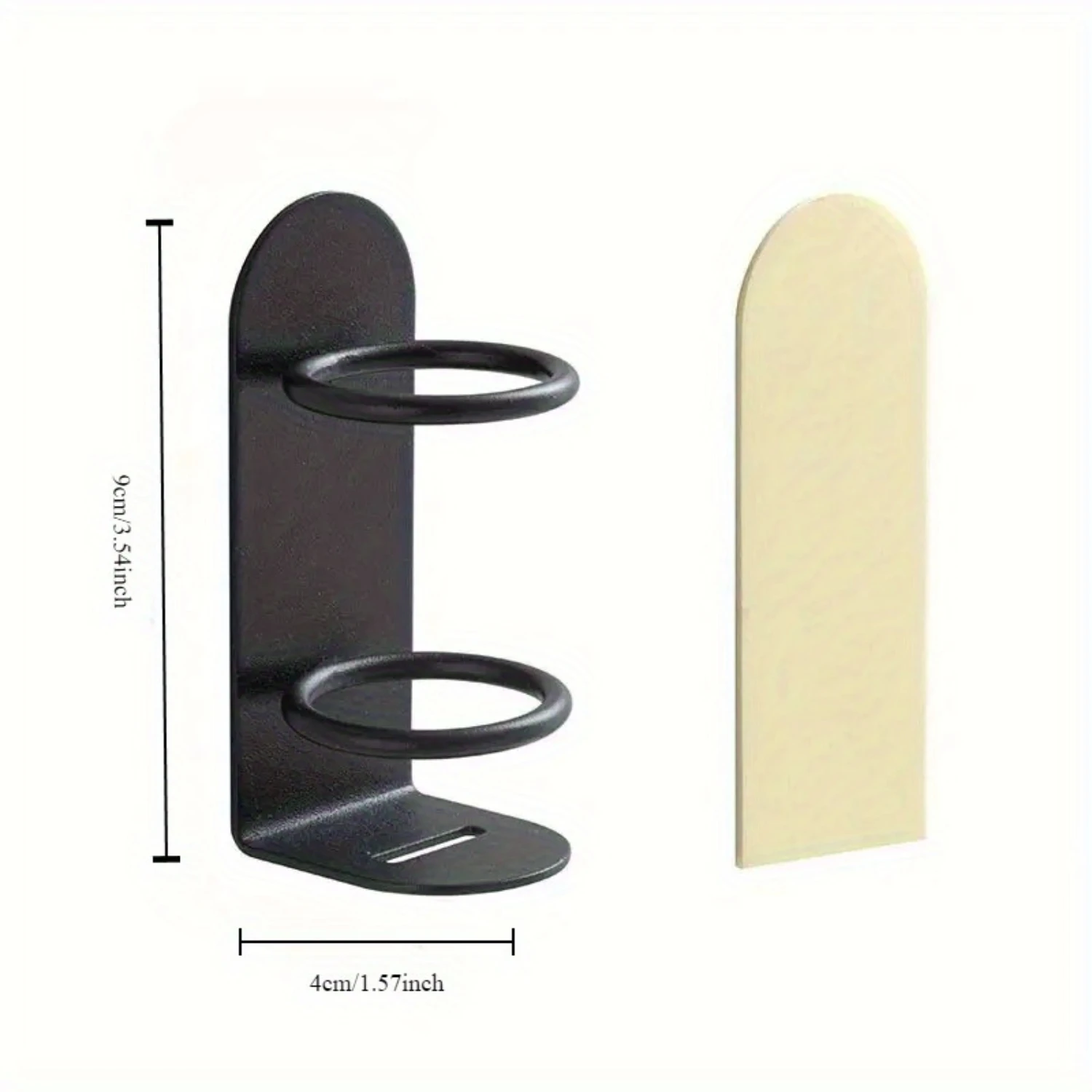

2pcs Wall-Mounted Toothbrush Holder, Punch-free Holder, Toothbrush Shelf, Toothbrush Organizer, Bathroom Accessories