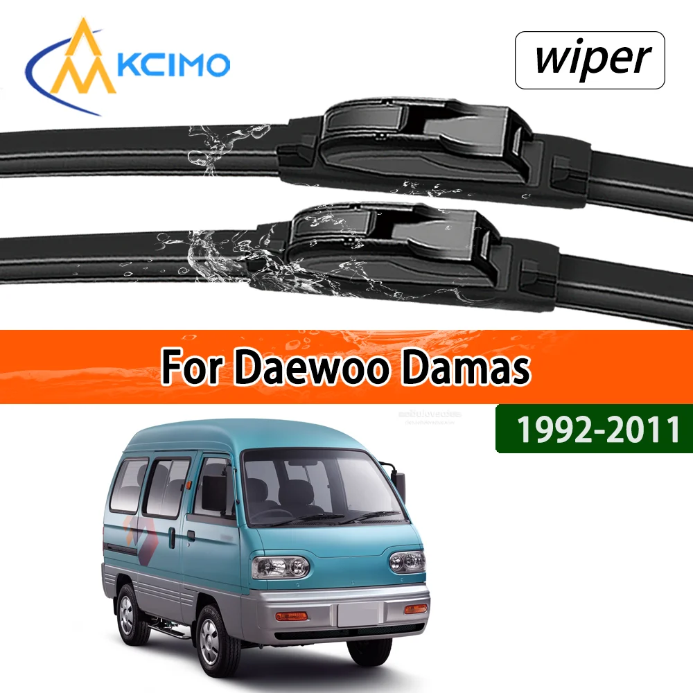 شفرات الممسحة الأمامية الصامتة لجميع المواسم لسيارة دايو داماس لابو 1992-2011 1993 ضمان الرؤية الواضحة أداء طويل الأمد