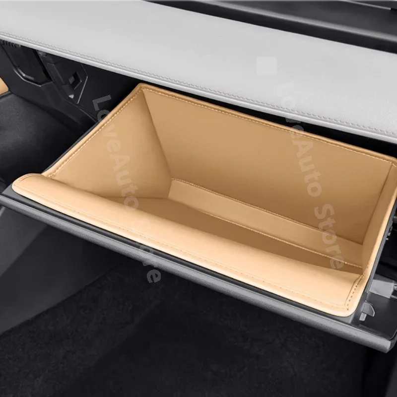 For Geely Boyue L FX11 Starray Atlas L 2023 2024 Car Co-pilot Front Passenger Storage Bag Pocket Door Storage Slot Cushion