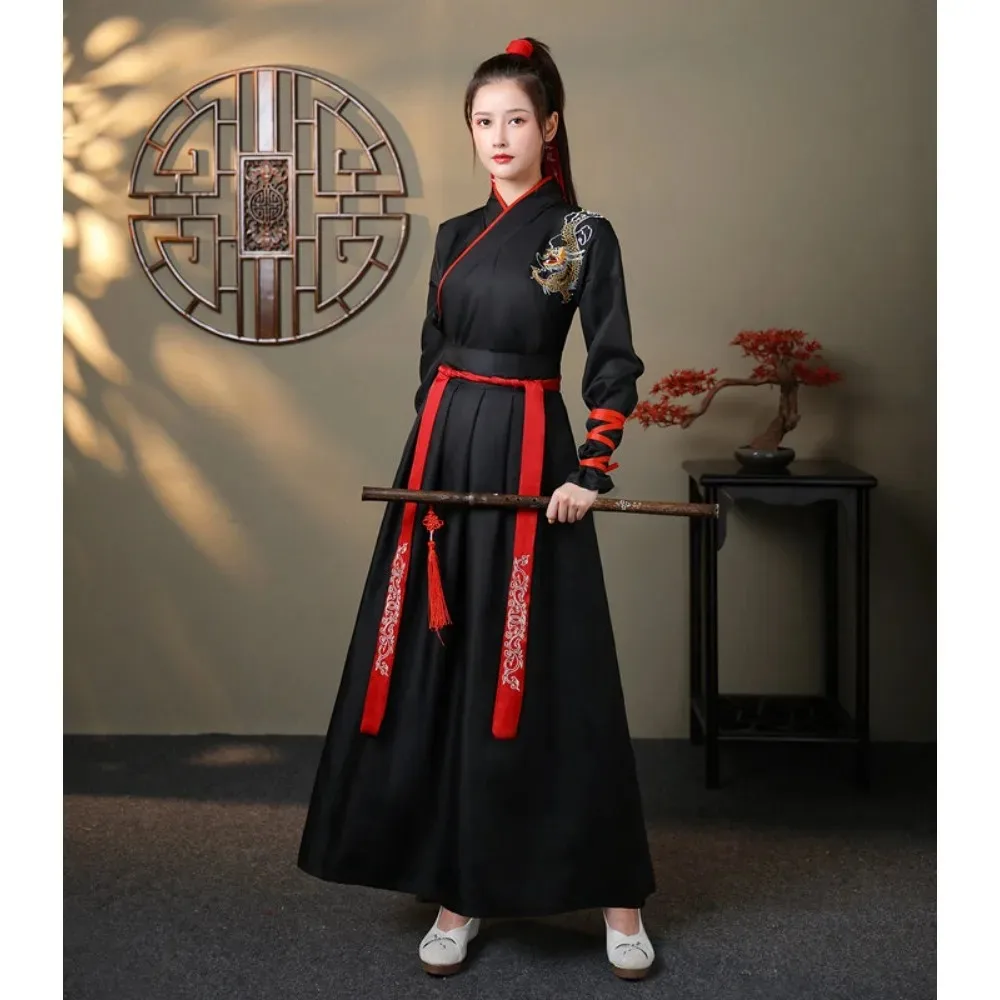 Traje Vintage para Fiesta, Estilo Étnico de Kungfu, Disfraz para Cosplay, Actuación en Escenario, Hanfu Chino, Ropa para Mujer, Vestido de Hada, Ropa para Hombre