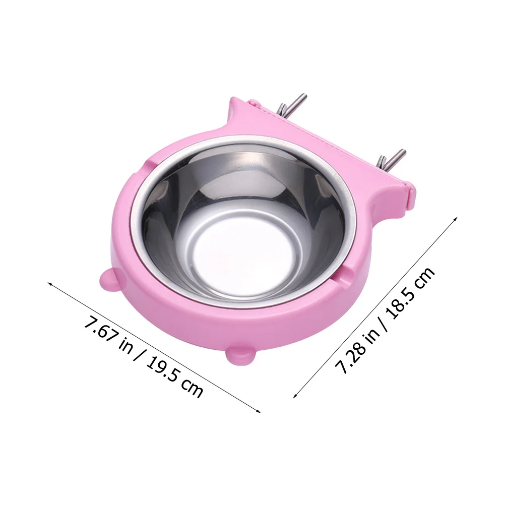 

Hanging Dog Bowl Practical Multipurpose Pet Feeder Smooth Polished Mouth Easy Clean Hangable Pet Food Container