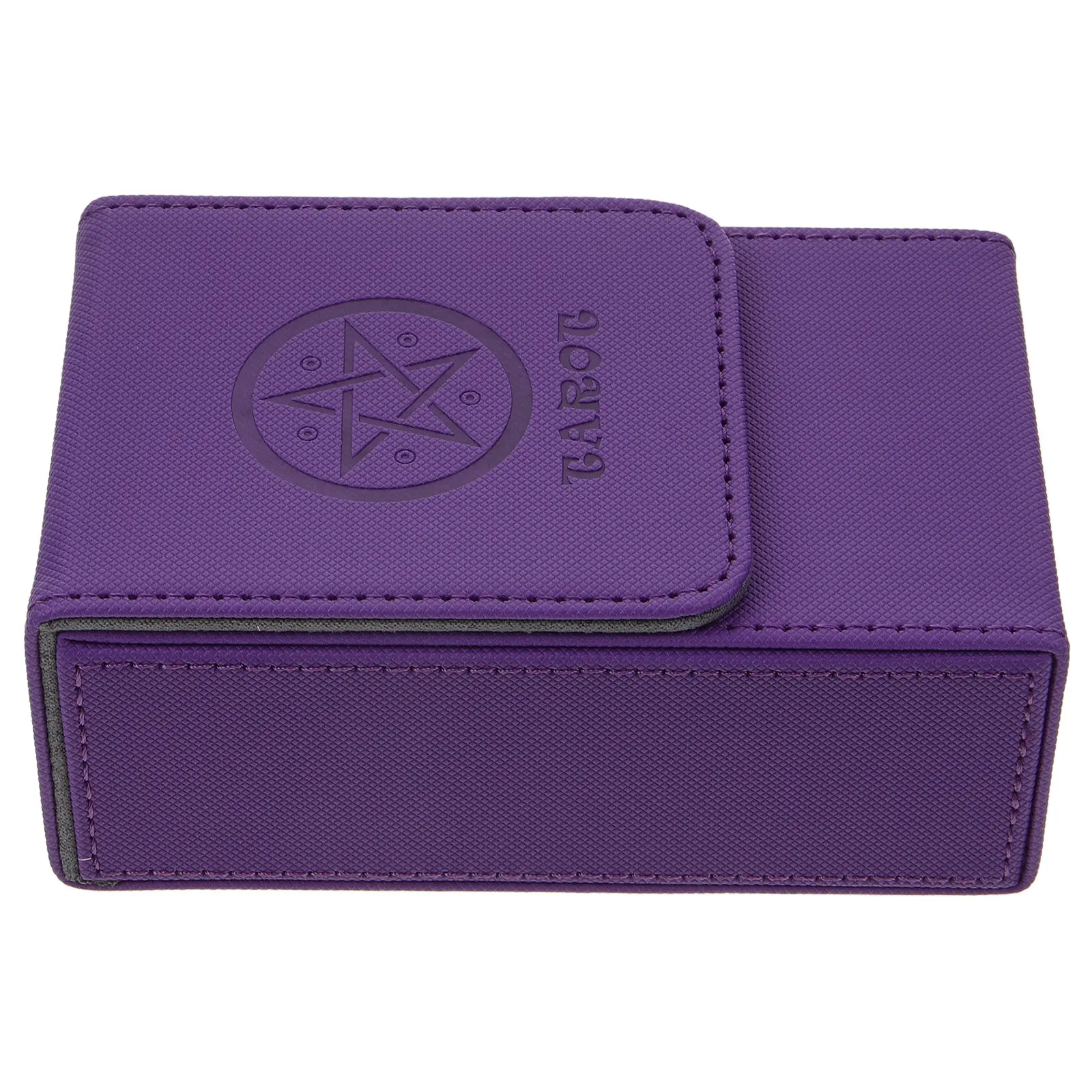 PU Tarot Card Storage Box Magnetic Lid Portable Compact Organizer for Tarot Cards Playing Cards Envelopes