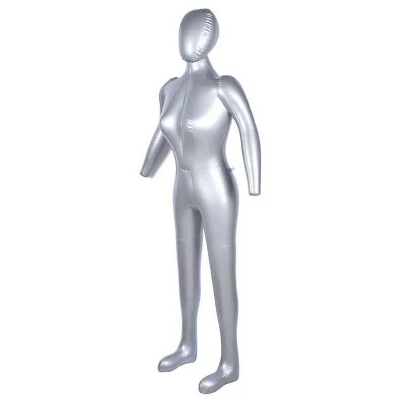 PVC Inflatable Mannequins Female Full Body For Clothing Display Dummy Women Men Model Dress Underwear Prop Display