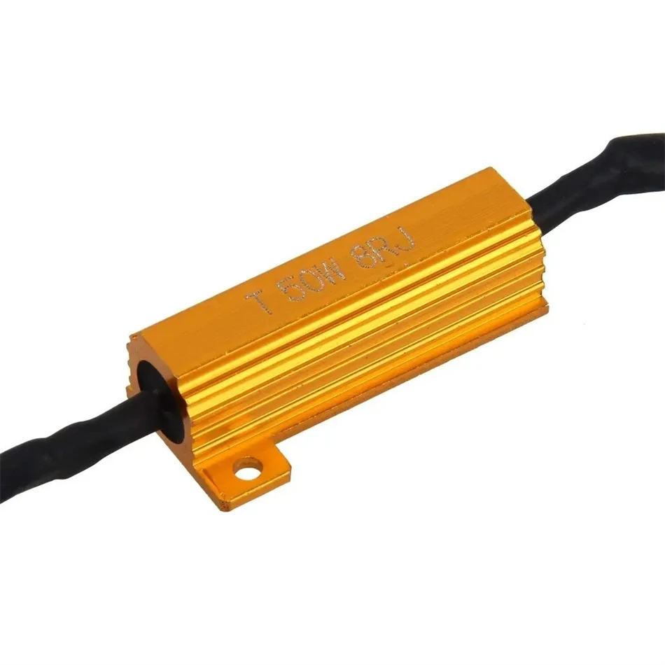 AILEO 2PCS H7 H11 50W Car Load Resistor Error Canceller 9006 9005 h9 h8 LED Decoder Canbus Free Wiring Canceller Decoder Light
