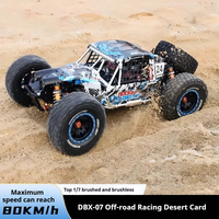 2.4g Full Proportional Remote Control Zd Racing Dbx-07 1:7 Simulation Four-Wheel Drive Brushless Off-Road Desert Short Card RTR