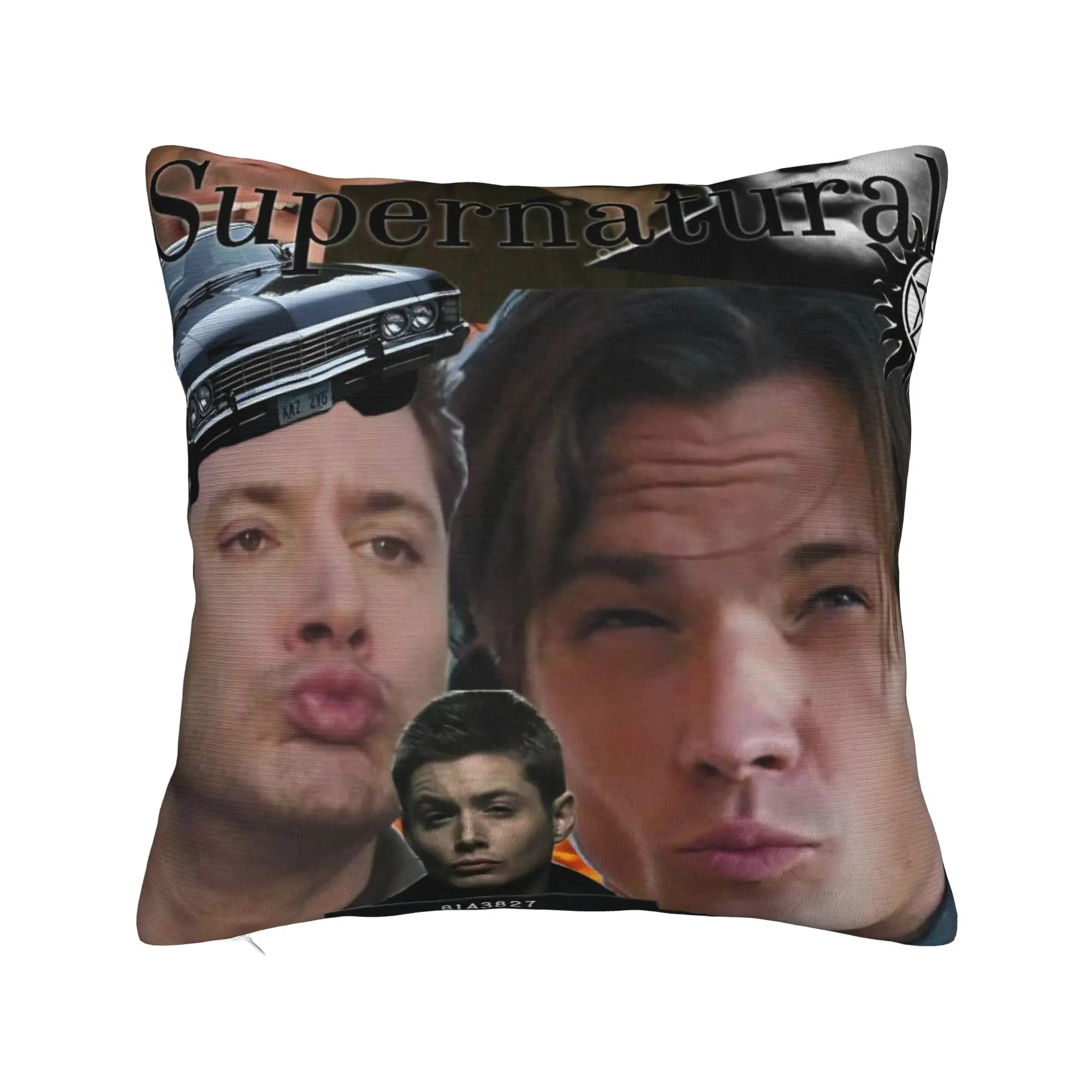Decorative Pillowcase TV S-Supernatural Merchandise Bedroom  Pillow Case Cover Zipper Multiple Sizes