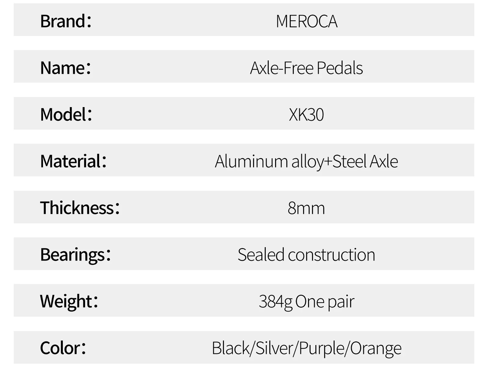 MEROCA CNC Aluminiumlegierung, abgedichtete Lager, rutschfeste Pedale, Achsenlose Fahrrad-Flachpedale 9/16" für Mountainbike- und Rennradpedale – Detail 3