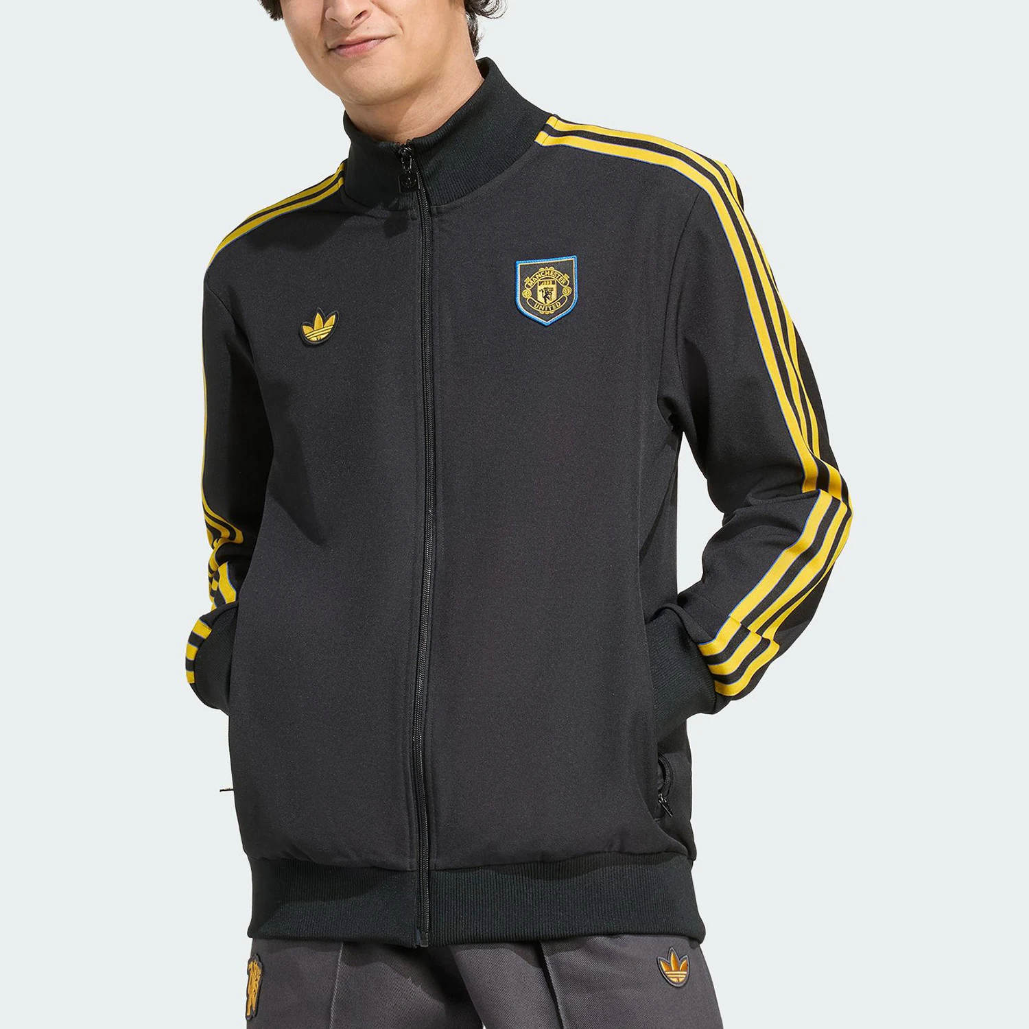 Adidas Originals Trefoil Mens Soccer Zip-up Training Jacket Jacket KC2810