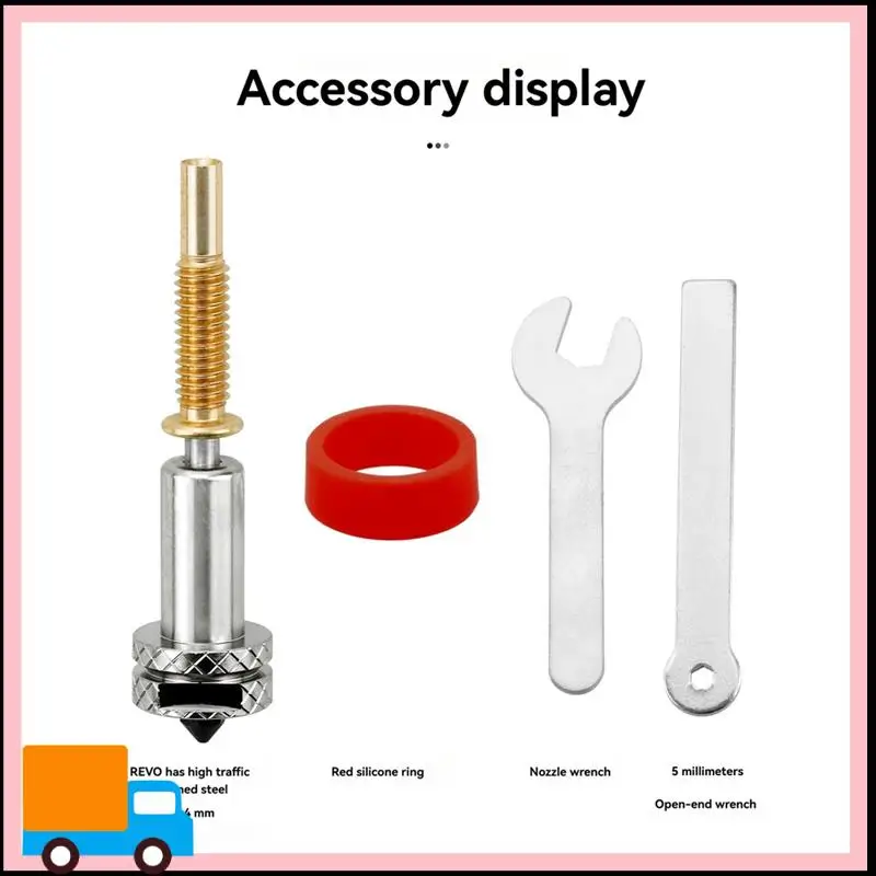 

Professional For Revo Nozzle Upgraded High Flow One-Piece Hardened Steel Nozzle Nozzles 3D Printer Accessories