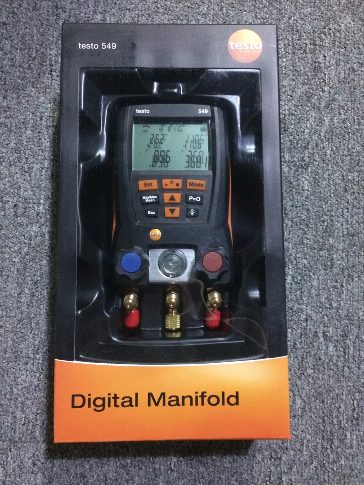 Testo 549デジタル圧力マニホールドゲージ0560 0550、60の現在の冷媒