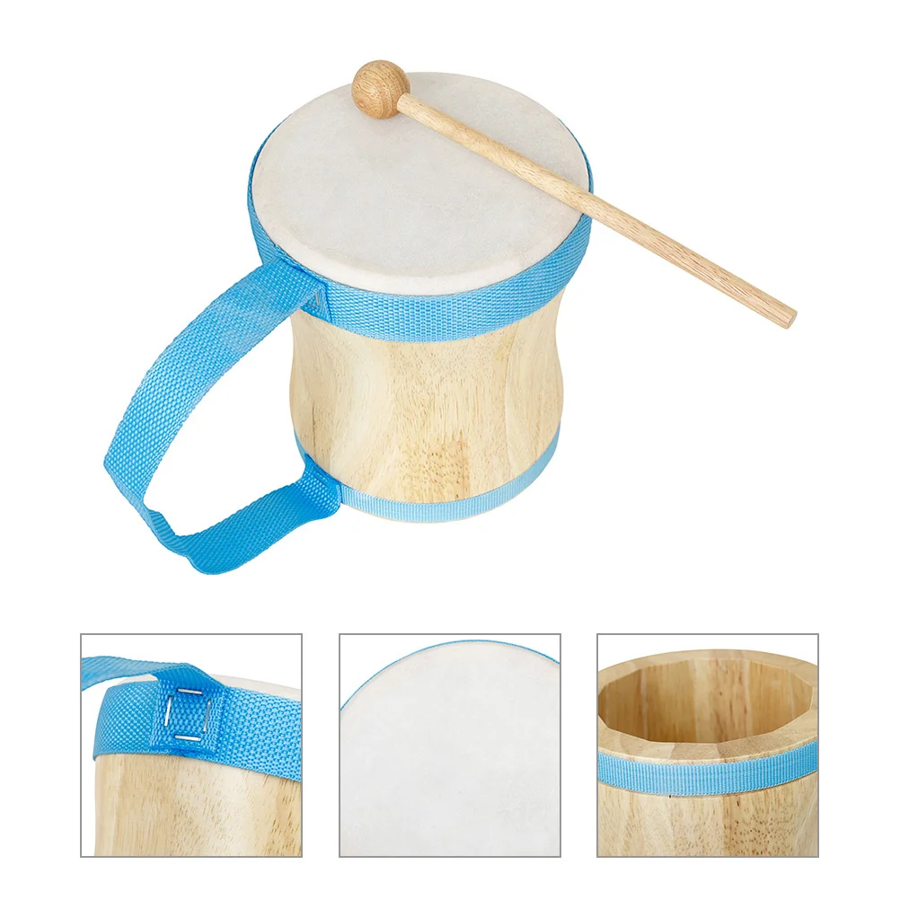

Percussion Hand Drum Made of Wood and Sheepskin Clear Sound Musical Instrument for Classroom Use Drum for Students