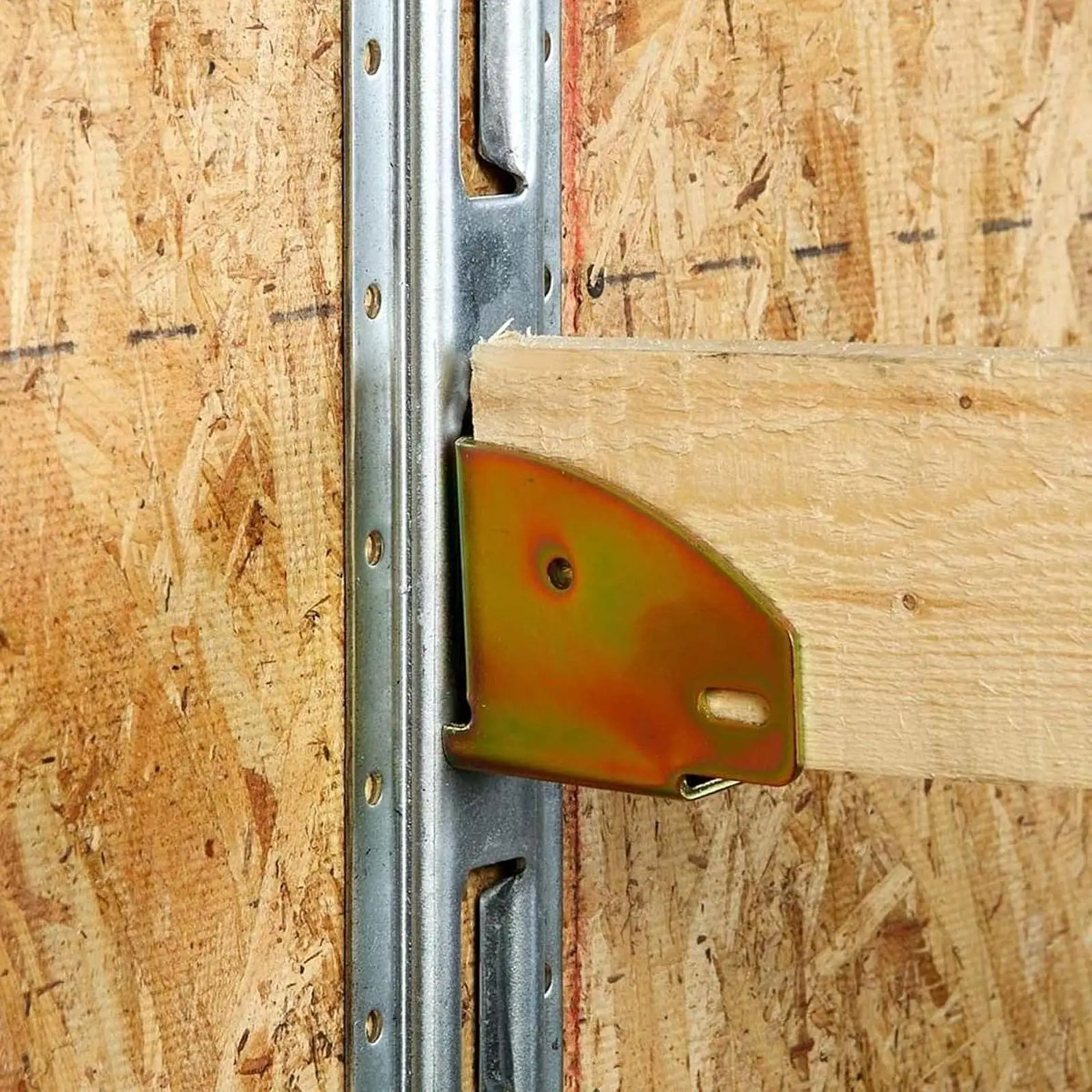 

Portable Wood Beam Brackets E Track End Socket Stable Iron Fittings Storage Lumber Support for Enclosed Trailer