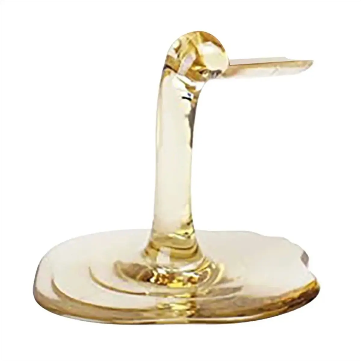 A50U Mini Wine Bottle Stand Red Gold Individuality Acrylic Spilled Holder Desktop Rack Ornament Yellow