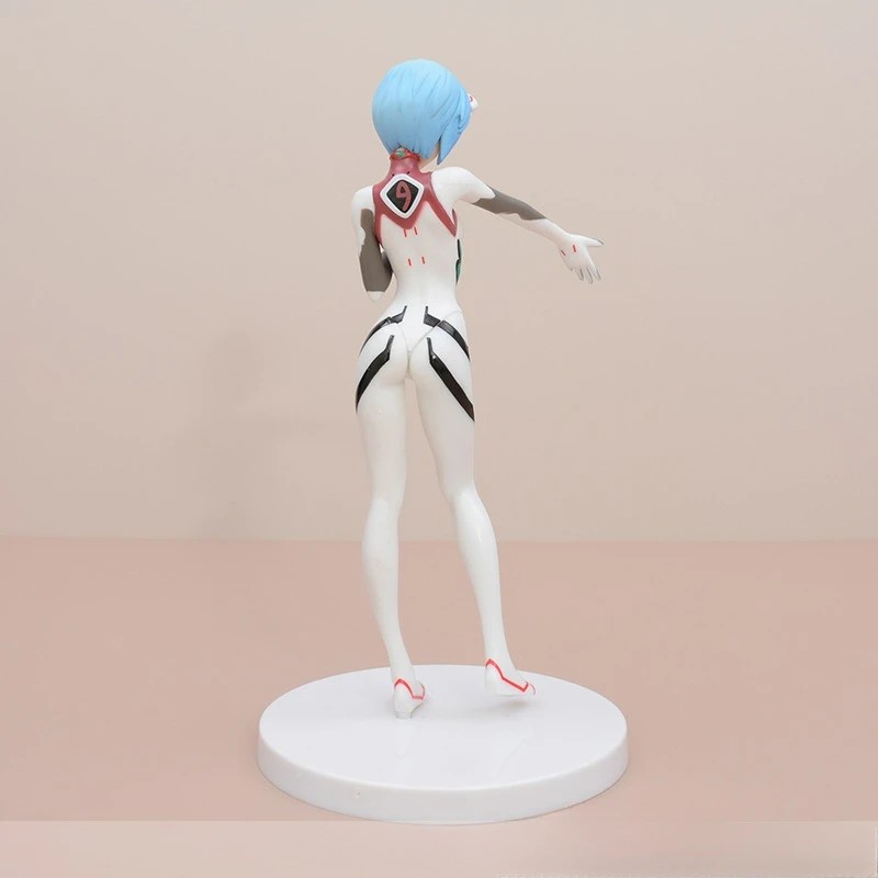 20CM Bandai EVA Anime Figure Ayanami Rei toy model Desktop decoration Action Figures statue Collection Pendant kid birthday Gift