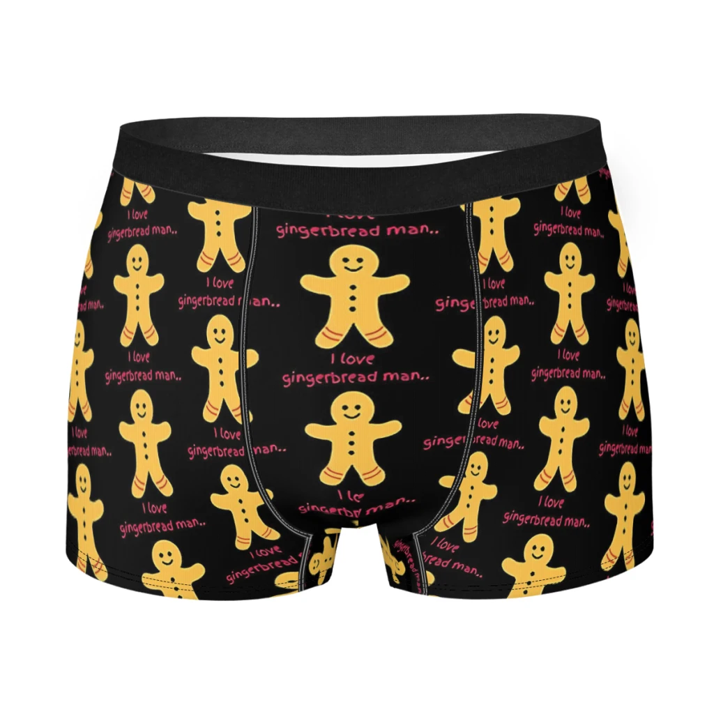 

Gingerbread Man Classic Ghost of Disapproval Underpants Cotton Panties Male Underwear Comfortable Shorts Boxer Briefs