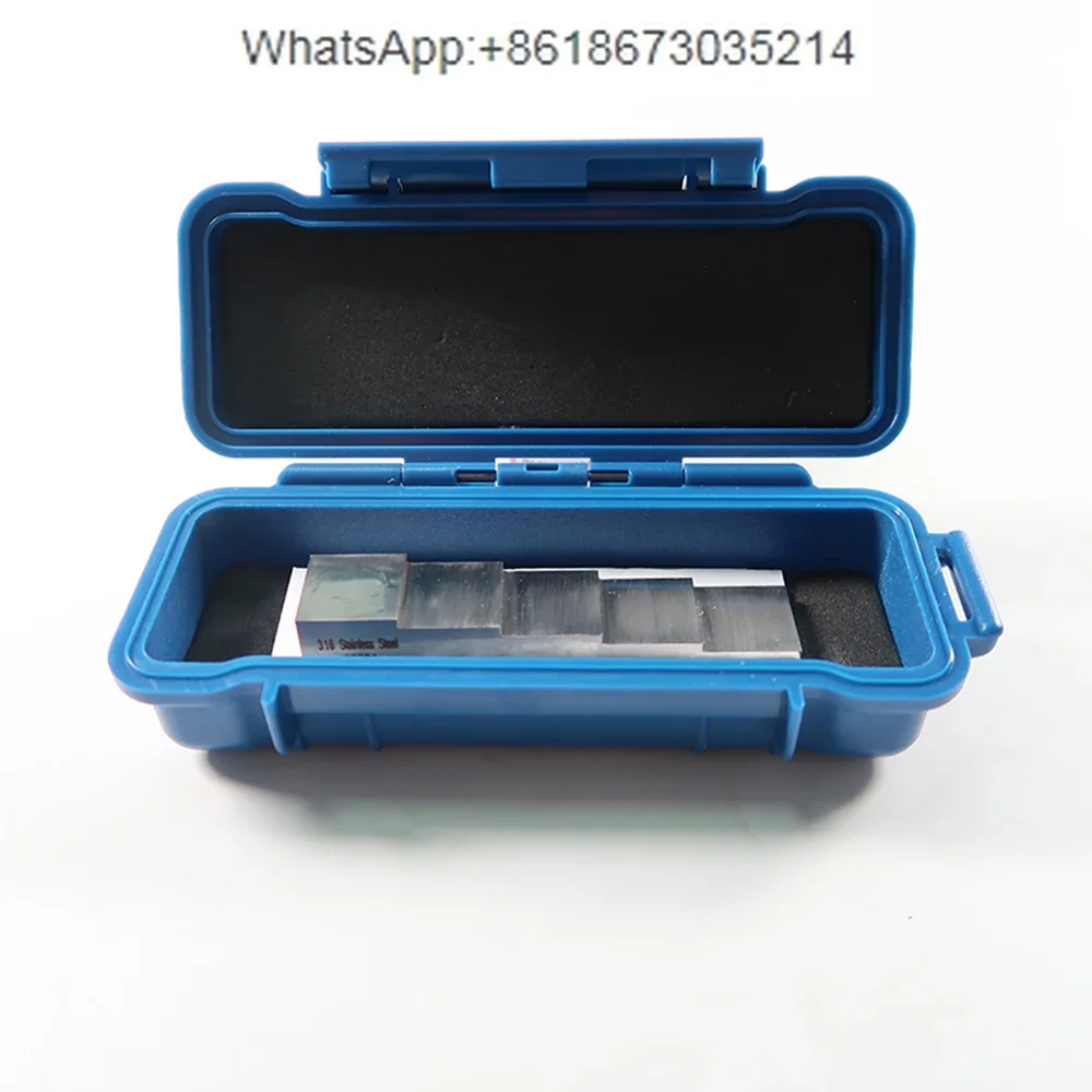 

2.5-5-7.5-10-12.5mm 5 step test block 1018 Steel Calibration Block for Ultrasonic Thickness Gauge