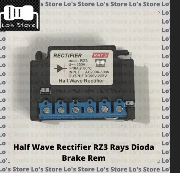 

RZ3 MODEL Half Wave Rectifier - 550V High Voltage Capacity 200 - 500V Input 90 - 225V Output Reliable Electronic Component