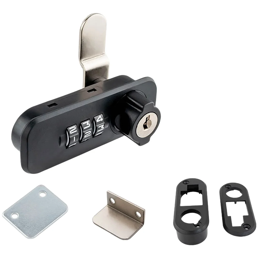 Cam Lock Mechanical Combination for Office Drawer Cabinet Door Security Lock with Red Green Indicator ABS Zinc Alloy