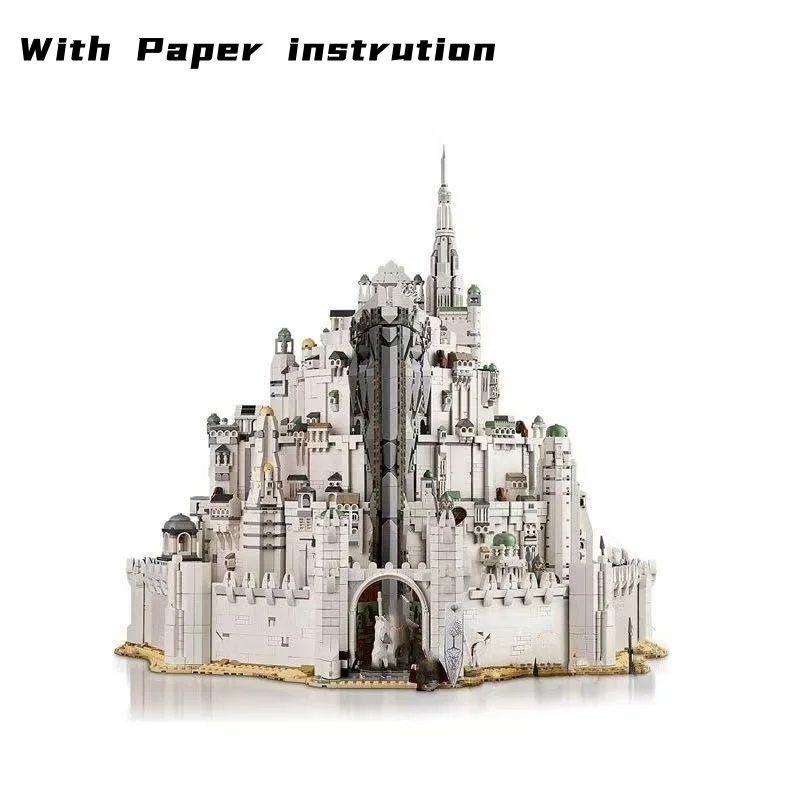 Educational 2026 Assembly 8278pcs DIY Building Blocks Suitable The City Capital Minas Tirith Model Gifts for Adults Toys A image 3