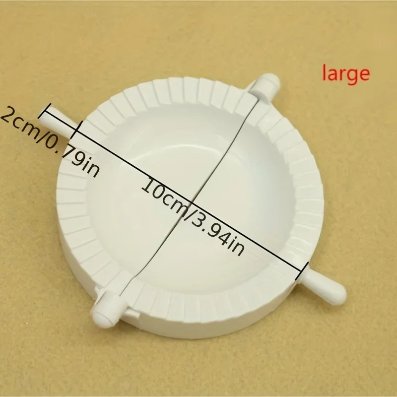 Knödelform-Maker, 3er-Pack – schnelles Press-Knödel-Presswerkzeug, einfaches Knödel-Maker-Set aus Kunststoff für selbstgemachte Gyoza, Wonton – Detail 3