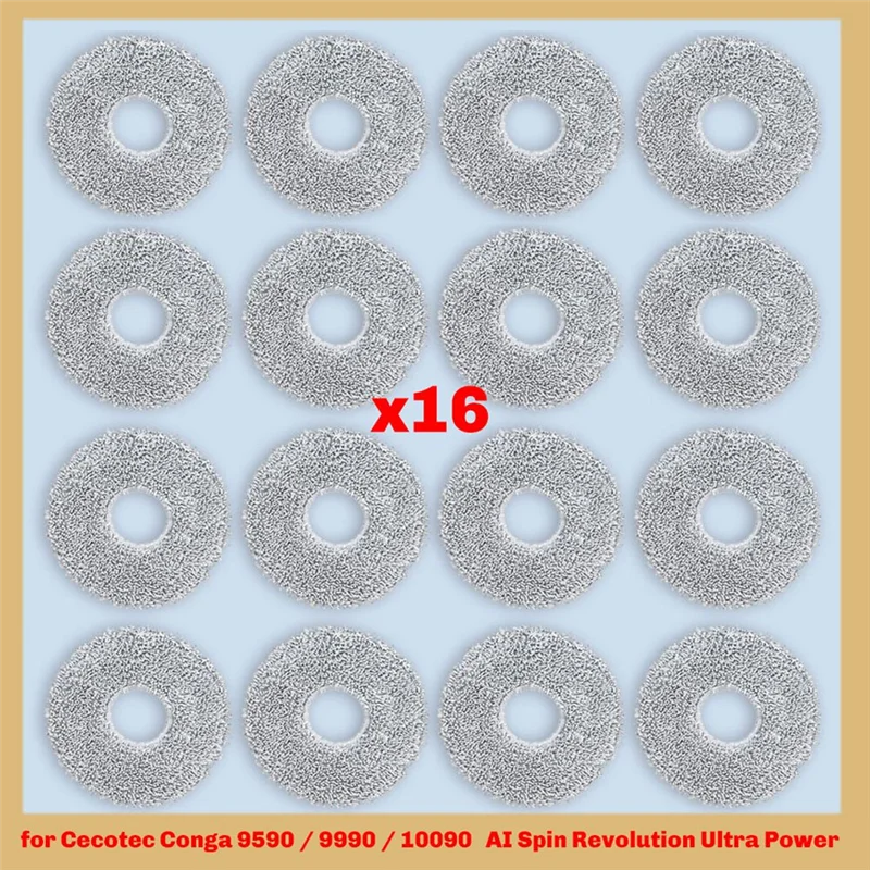 

T98C-замена тканевой накладки для швабры для Cecotec Conga 9590/9990/10090 AI Spin Revolution Ultra Power, детали для домашнего пылесоса