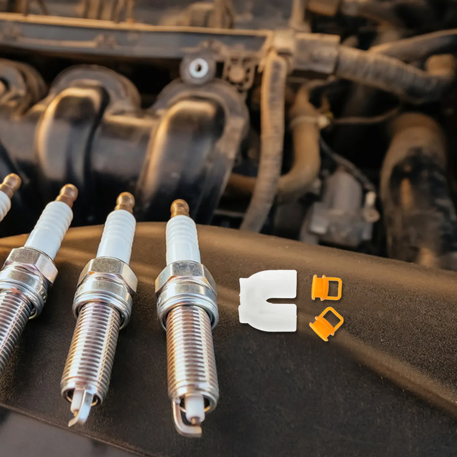 

1Set Shifter Linkage Bushing Kit Sturdy Plastic Shift Cable Bushing Set for Vehicle Transmission Enhanced Gear Shifting Control
