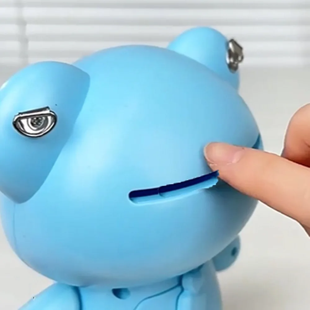 ออมทรัพย์ถังน่ารักหมี Piggy Bank ตกแต่งขนาดใหญ่ความจุกล่องเงินเล็กๆสีชมพูรุ่นหมีเด็กกล่องเก็บของตกแต่งบ้าน